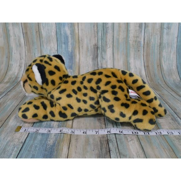 Aurora Cheetah Stuffed Animal 13" Leopard Cub Plush MINT - Picture 9 of 9
